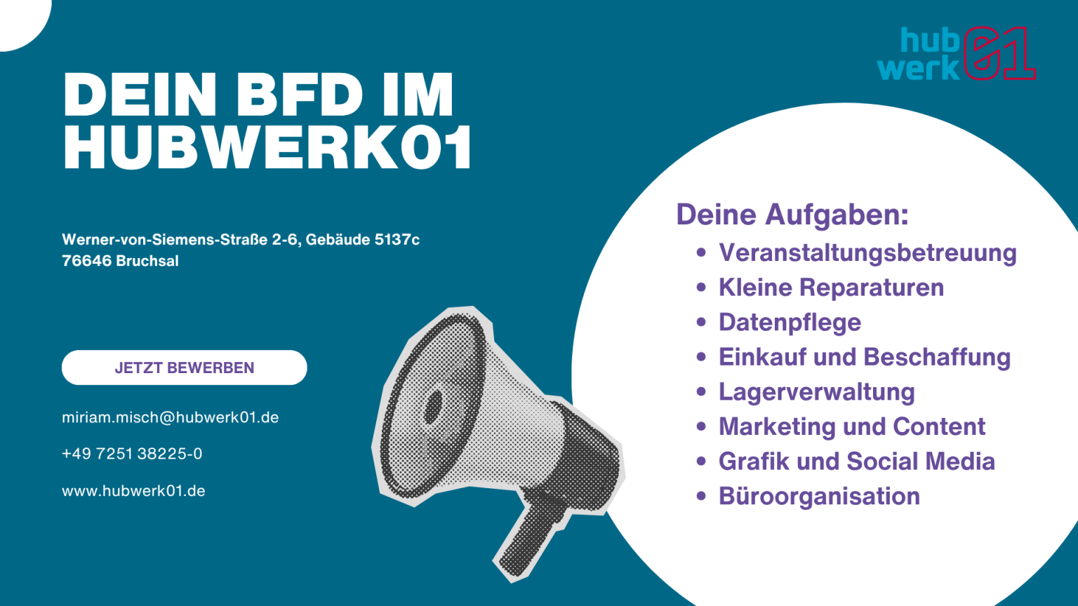 Dein BFD im HubWerk01