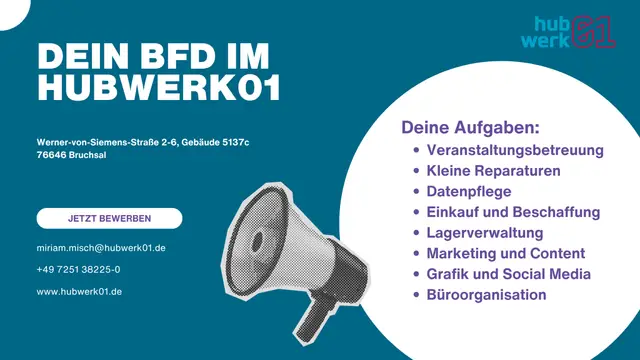 Dein BFD im HubWerk01