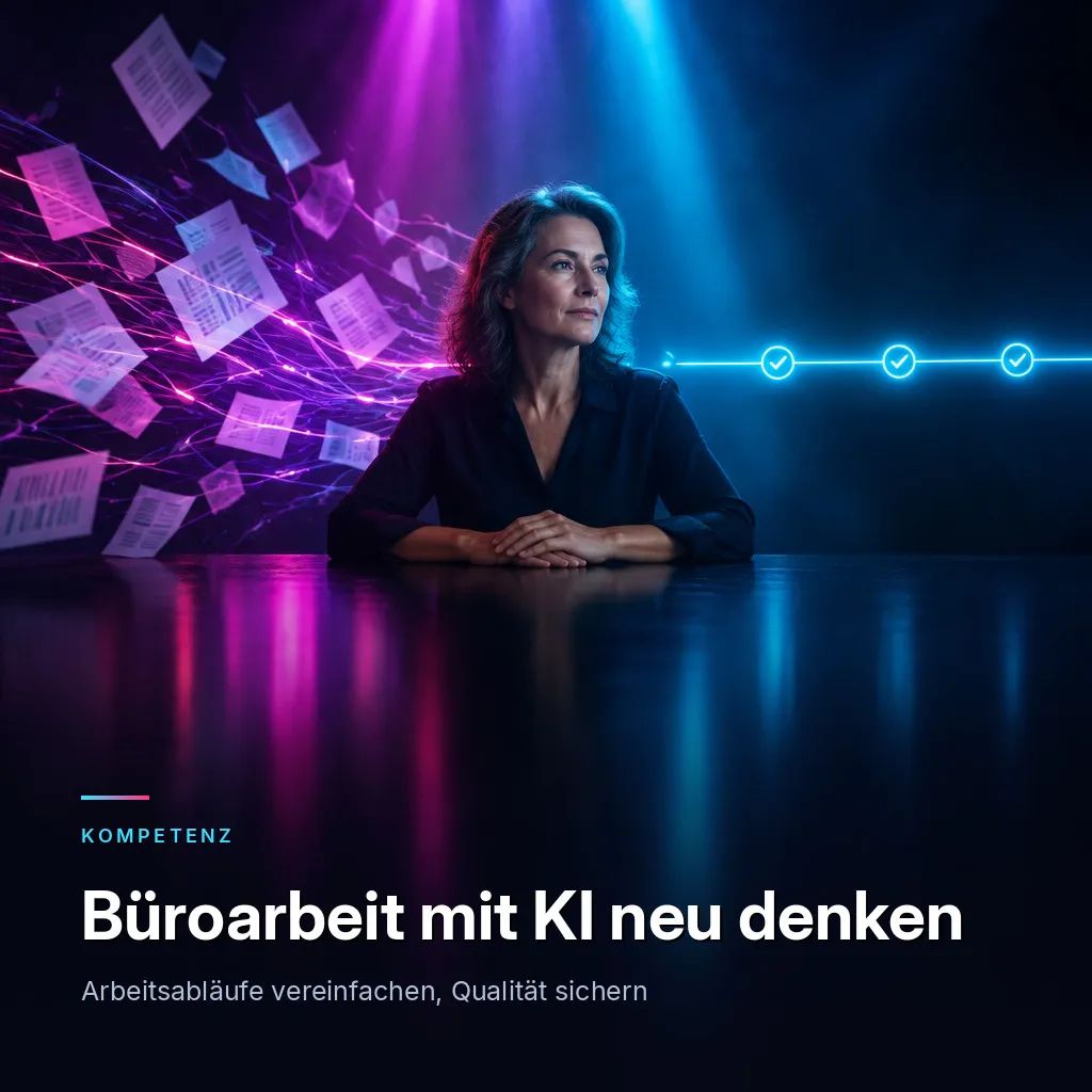 Büroarbeit mit KI neu denken – Arbeitsabläufe vereinfachen, Qualität sichern