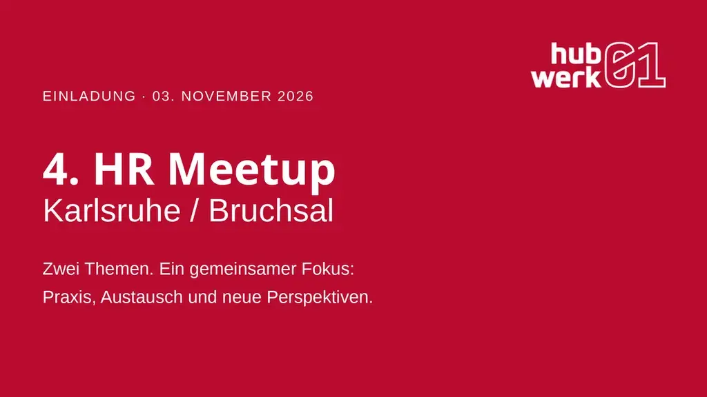 4. HR Meetup Karlsruhe / Bruchsal